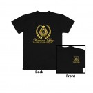 T-Shirt Gold Foil Black